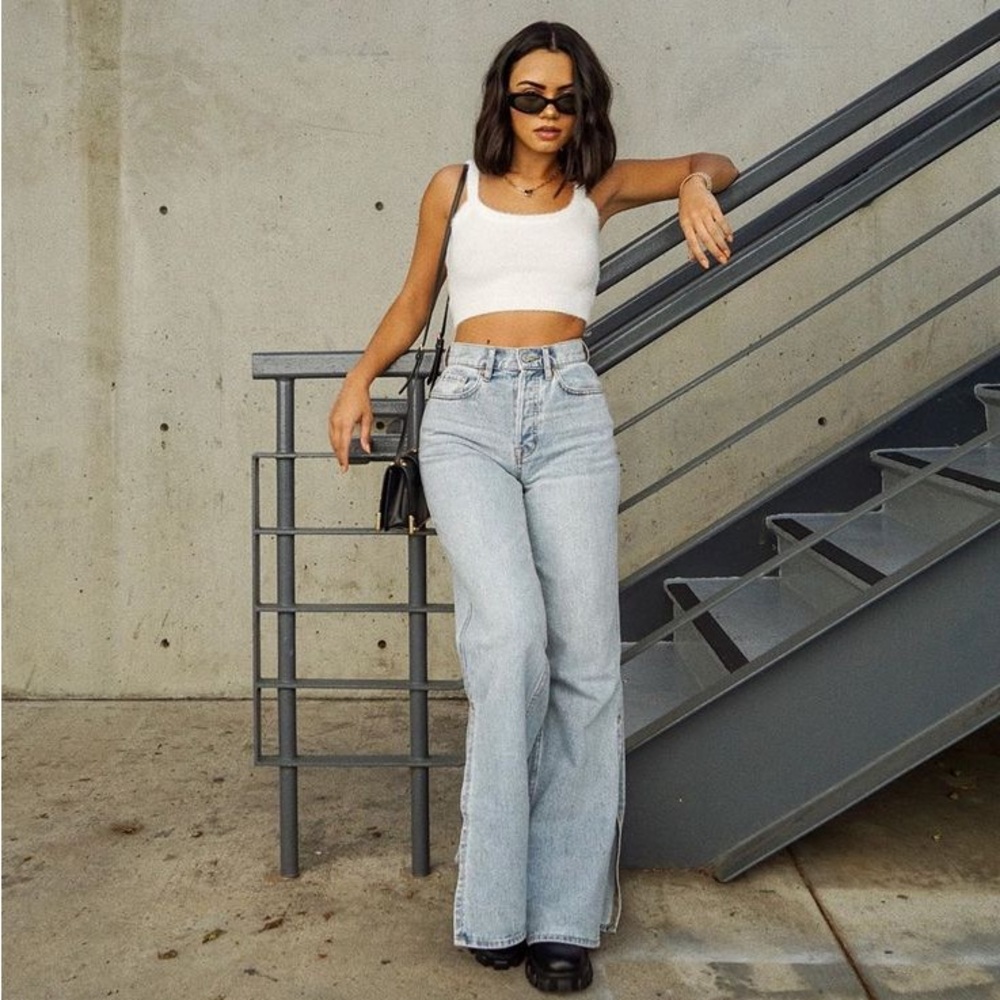 Pacsun High Waisted Split Jeans